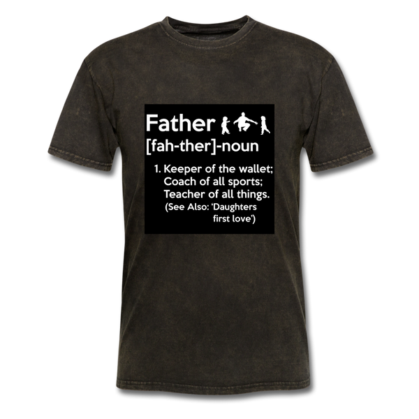 Father Definition Men's T-Shirt - mineral black