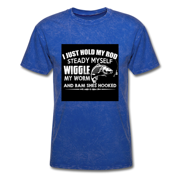 I Just Hold My Rod Steady Myself Men's T-Shirt - mineral royal