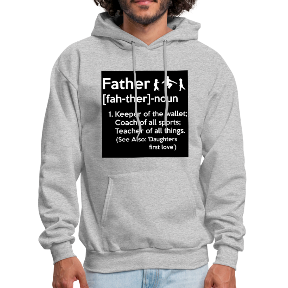 Father Definition Men's Hoodie - heather gray