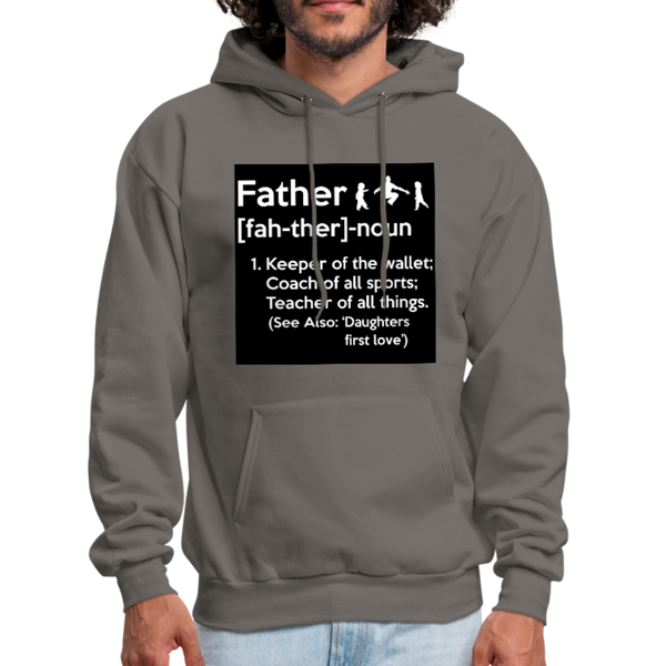 Father Definition Men's Hoodie - asphalt gray