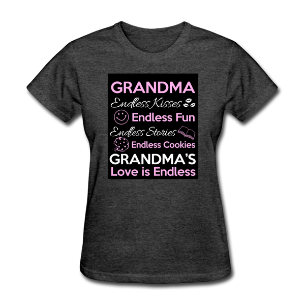 Grandma Women's T-Shirt - heather black