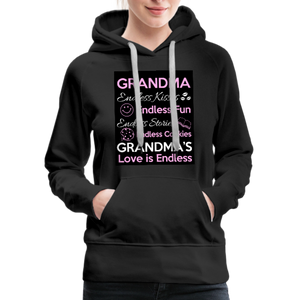 Grandma Women’s Premium Hoodie - black