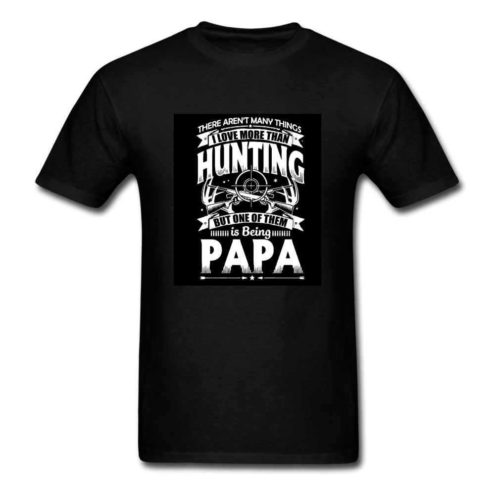 Hunting Papa Men's T-Shirt - black