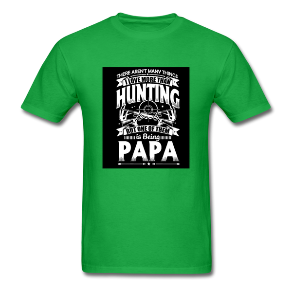 Hunting Papa Men's T-Shirt - bright green