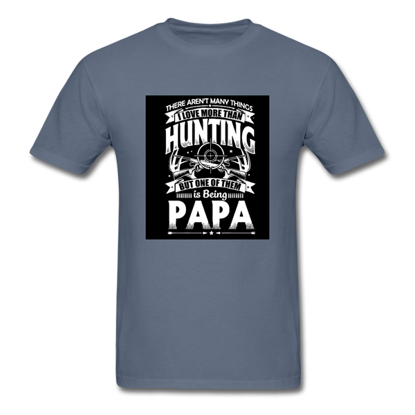 Hunting Papa Men's T-Shirt - denim