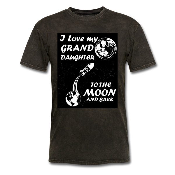 I Love My Granddaughter To The Moon & Back Men's T-Shirt - mineral black