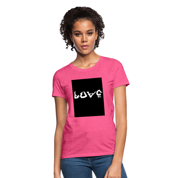 Love Yoga Women's T-Shirt - heather pink