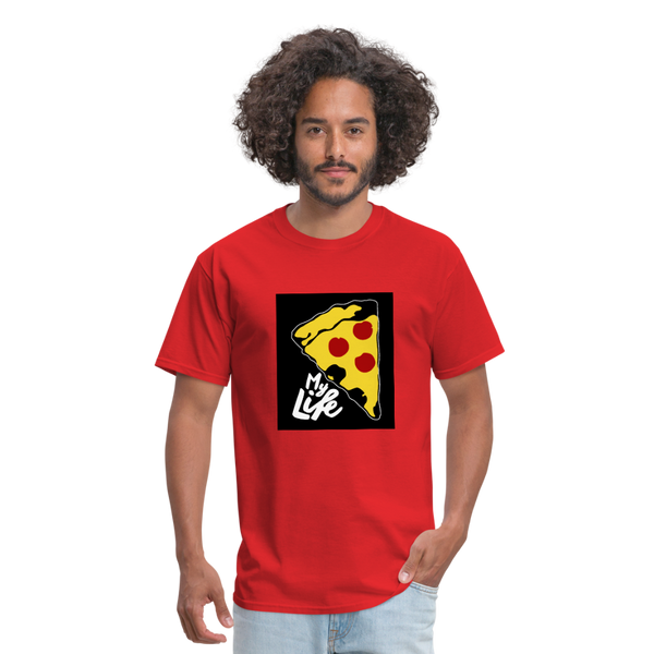 Pizza Men's T-Shirt - red