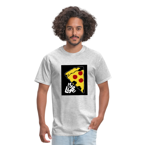 Pizza Men's T-Shirt - heather gray