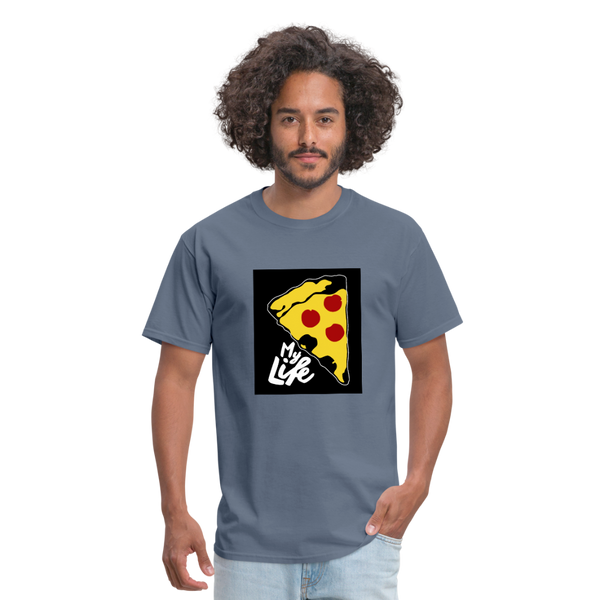 Pizza Men's T-Shirt - denim