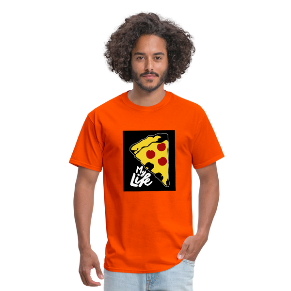 Pizza Men's T-Shirt - orange