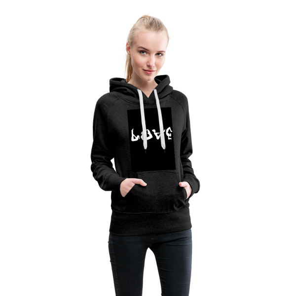 Love Yoga Women’s Premium Hoodie - charcoal gray