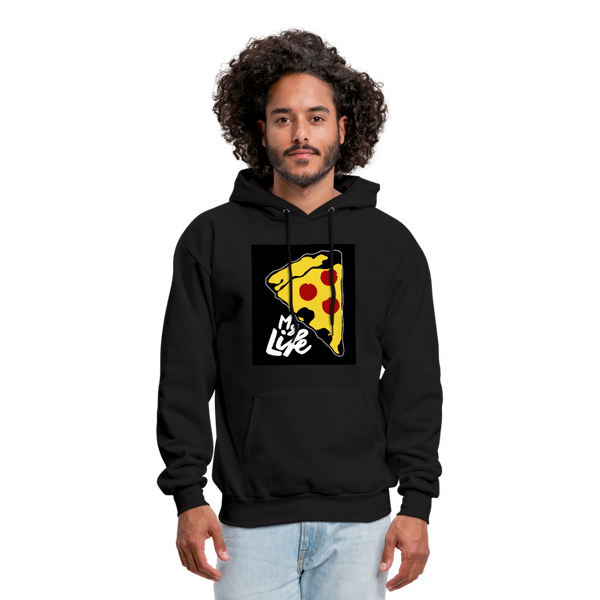 Pizza Men's Hoodie - black