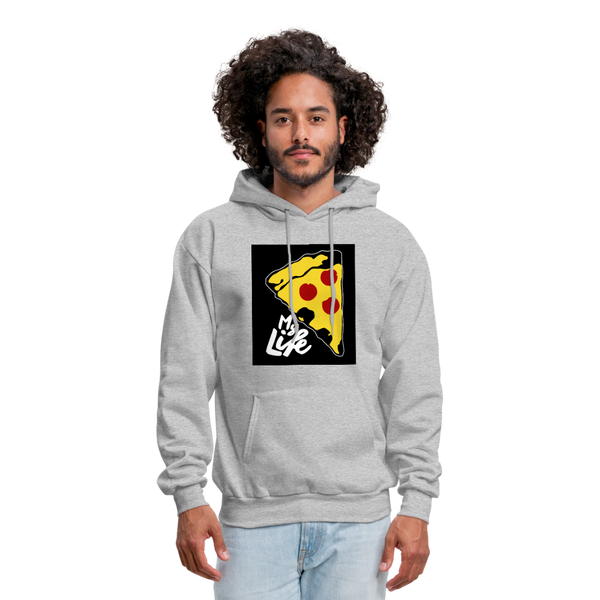 Pizza Men's Hoodie - heather gray