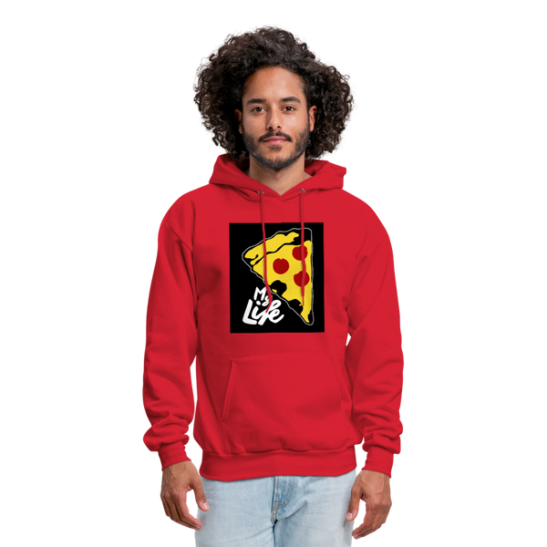 Pizza Men's Hoodie - red