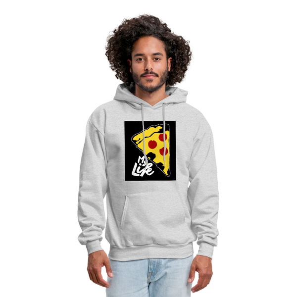 Pizza Men's Hoodie - ash 