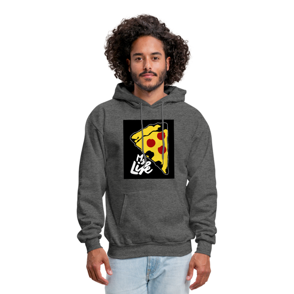 Pizza Men's Hoodie - charcoal gray