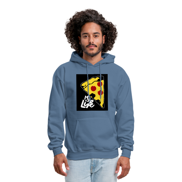 Pizza Men's Hoodie - denim blue