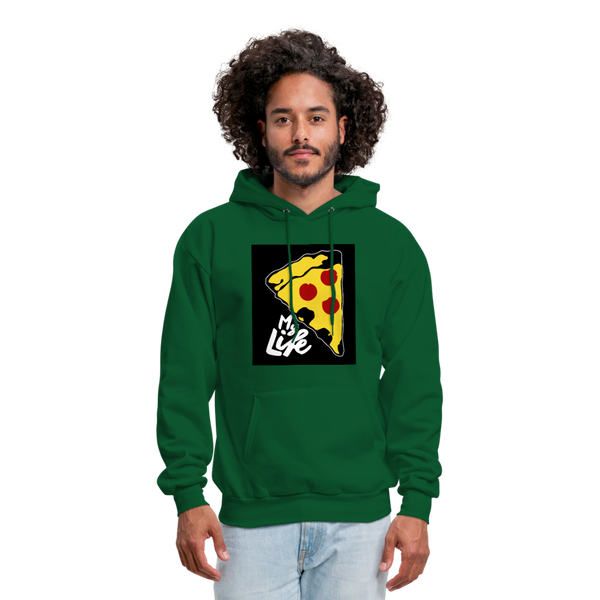 Pizza Men's Hoodie - forest green