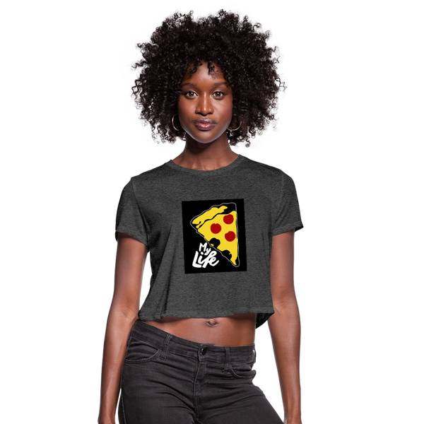 My Life Women's Cropped T-Shirt - deep heather