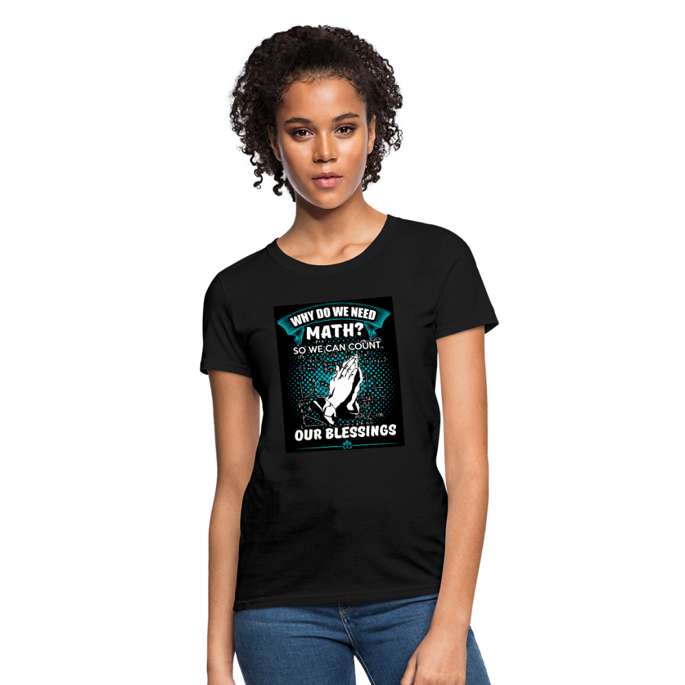 Count Our Blessings Women's T-Shirt - black