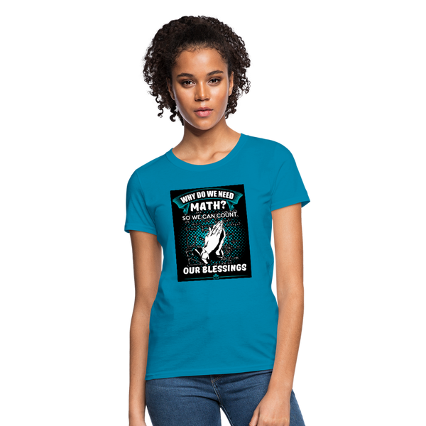 Count Our Blessings Women's T-Shirt - turquoise