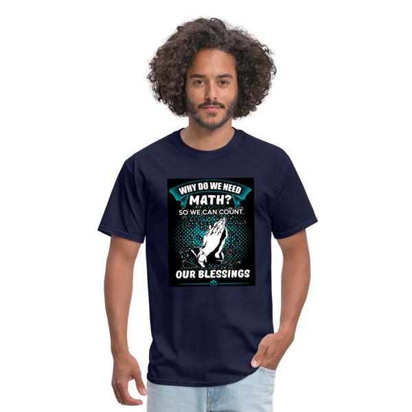 Count Our Blessings Men's T-Shirt - navy