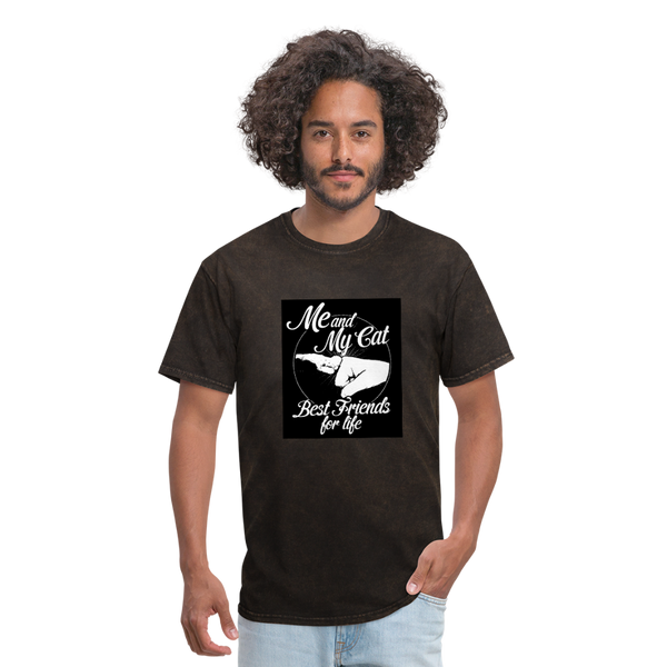 Me & My Cat Best Friends For Life Men's T-Shirt - mineral black