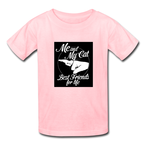 Me & My Cat Kids' T-Shirt - pink