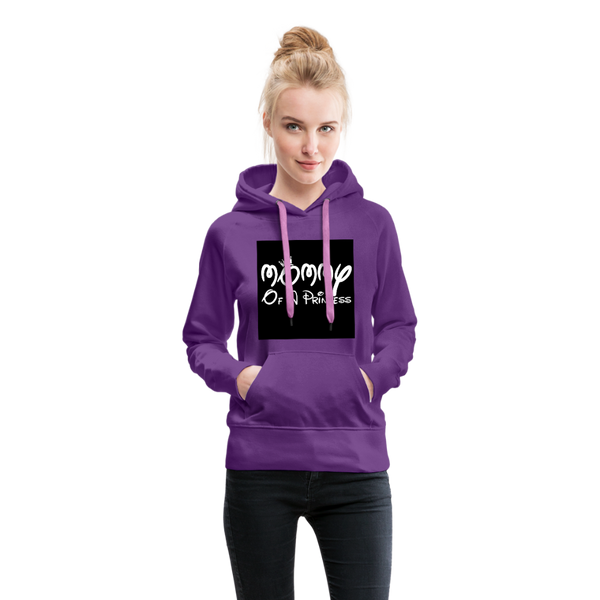 Mommy Of A Princess Women’s Premium Hoodie - purple