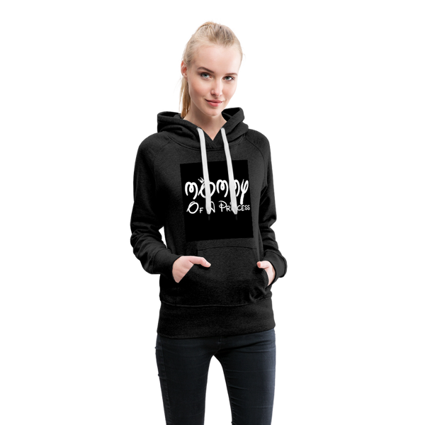 Mommy Of A Princess Women’s Premium Hoodie - charcoal gray