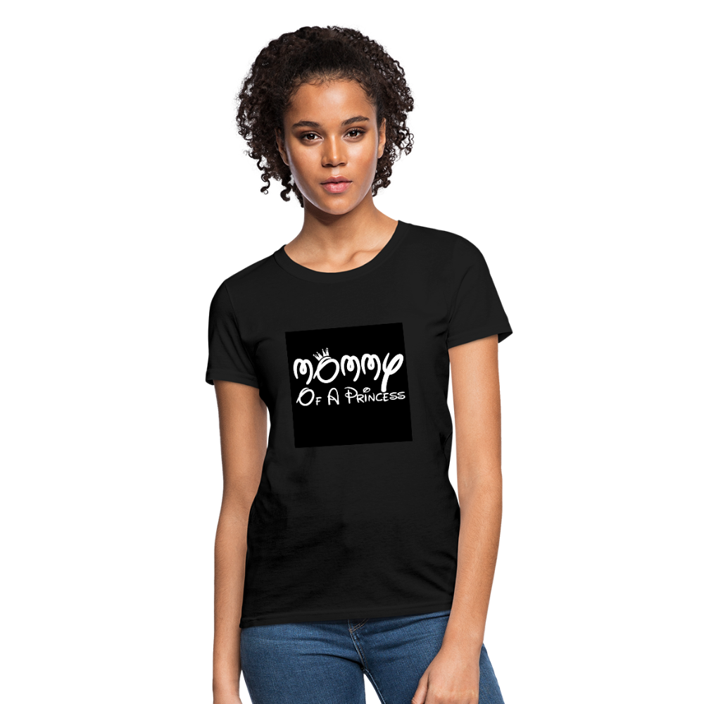 Mommy Of A Princess Women's T-Shirt - black