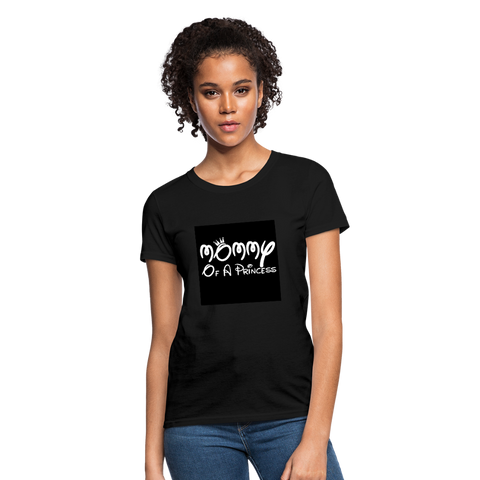 Mommy Of A Princess Women's T-Shirt - black