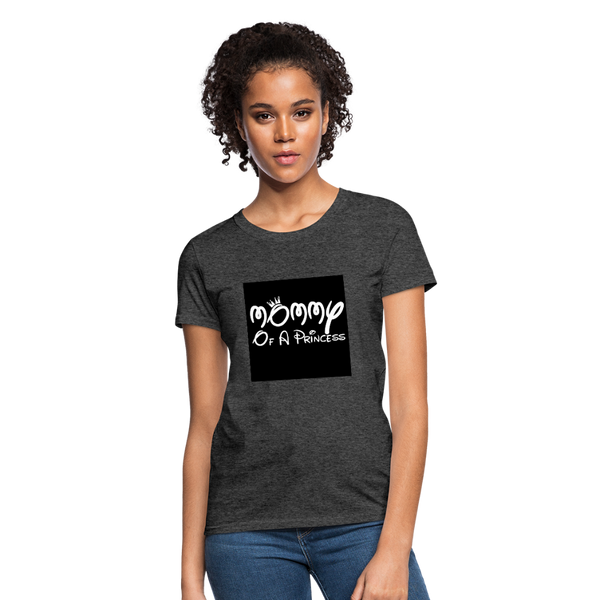 Mommy Of A Princess Women's T-Shirt - heather black