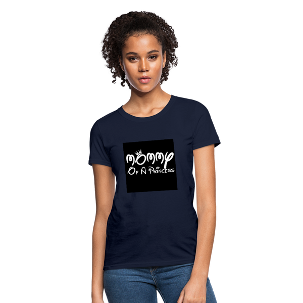 Mommy Of A Princess Women's T-Shirt - navy