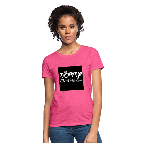 Mommy Of A Princess Women's T-Shirt - heather pink