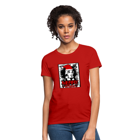 Merry Pitmas Women's T-Shirt - red