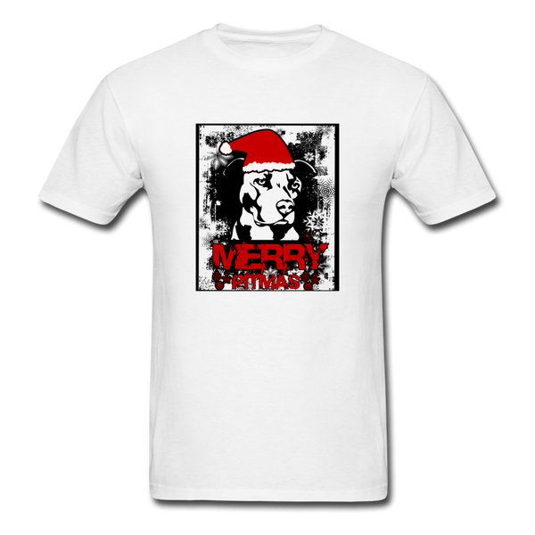 Merry Pitmas Men's T-Shirt - white