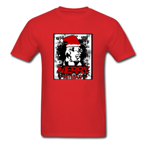 Merry Pitmas Men's T-Shirt - red