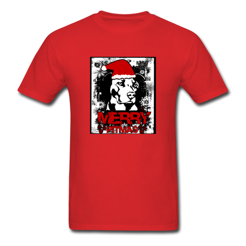 Merry Pitmas Men's T-Shirt - red