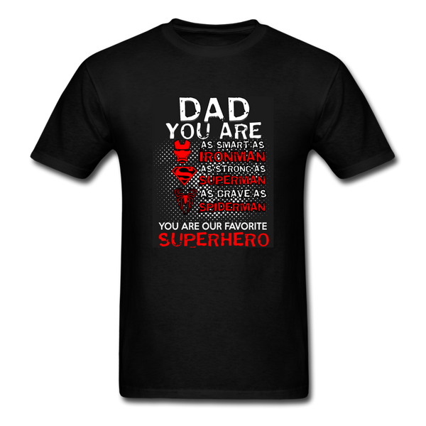 Dad You Are Our Favorite Superhero Men's T-Shirt - black