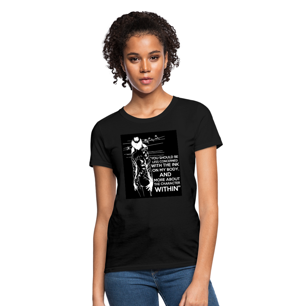 Tattoo Quote Women's T-Shirt - black