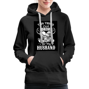Two Things Last Forever Women’s Premium Hoodie - black