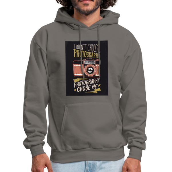 I Didn't Choose Photography Photography Chose Me Men's Hoodie - asphalt gray