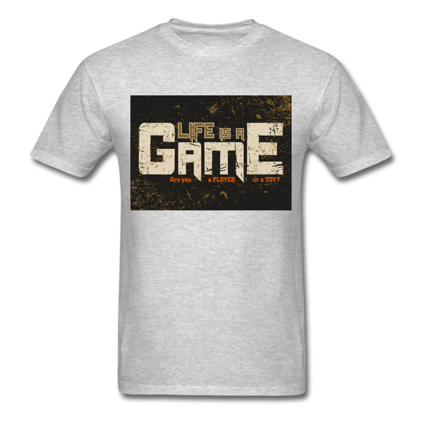 Life Is A Game Men's T-Shirt - heather gray