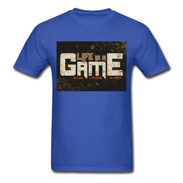 Life Is A Game Men's T-Shirt - royal blue