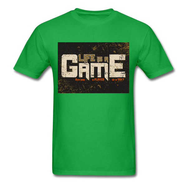 Life Is A Game Men's T-Shirt - bright green