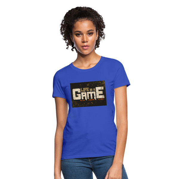 Life Is A Game Women's T-Shirt - royal blue