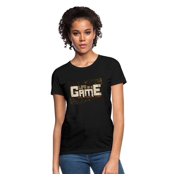 Life Is A Game Women's T-Shirt - black