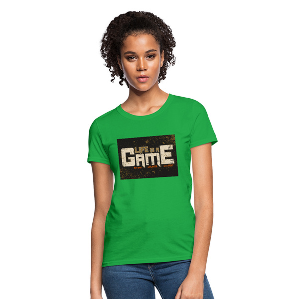 Life Is A Game Women's T-Shirt - bright green